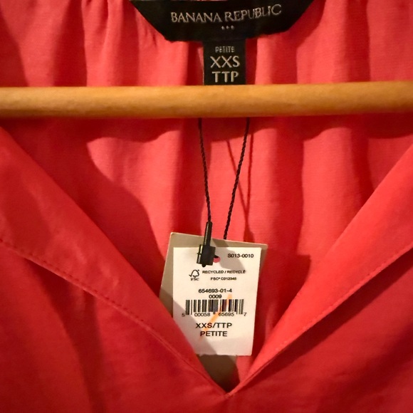 NEW Banana Republic Flowing Blouse Shirt Size XXS Petite! - Picture 3 of 11
